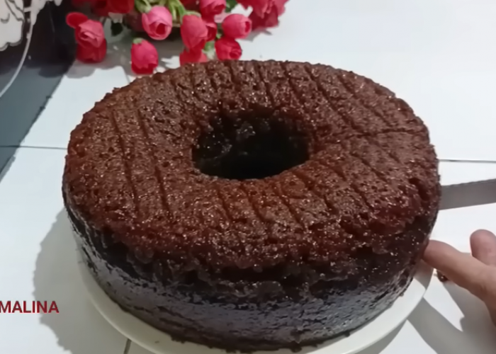 Bolu Karamel Takaran Gelas Full Bersarang dengan 4 Telur