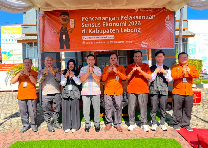 Canangkan Sensus Ekonomi 2026, Bupati Lebong Ajak Pelaku Usaha dan Masyarakat Berikan Data Akurat 