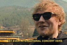 Ed Sheeran Mencetak Sejarah di Bhutan