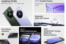 Realme 12 5G HP 2,7 Jutaan Layar 950 Nits & Kamera 108MP