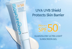   Glad2glow Ultra Light Sunscreen Gel Dilengkapi Kandungan Ceramide