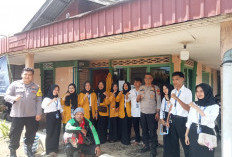 Kapolsek Lebong Tengah Sambangi Mahasiswa KKN, Sampaikan Pesan Penting Soal Kamtibmas