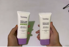 Perbedaan Produk Asli dan Palsu Facetology Triple Care Sunscreen, Waspada Sebelum Membeli!