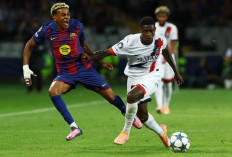 Barcelona Vs PSG: Lagi-lagi Nuno Mendes Bikin Lamine Yamal Gigit Jari