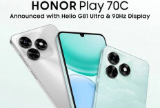 Honor Play 70c Resmi Rilis, Baterai 5.300mAh Dan Harga Rp1,4 Jutaan