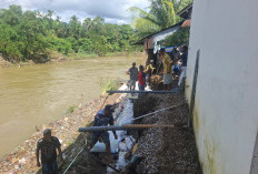 Dana Swadaya Masyarakat, Warga Pangkalan Gotong Royong Perbaiki Bronjong Amblas Diterjang Banjir