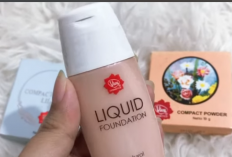 Review Viva Cosmetics: Liquid Foundation Natural & Compact Powder Kuning Langsat