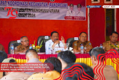 Bupati Bengkulu Utara Buka Rakorcam Tiga Kecamatan, Fokus pada Sinergi dan Antisipasi Bencana