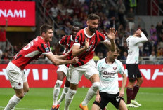 AC Milan Vs Selernitana 3-3, Giroud Sumbang Gol di Laga Perpisahan