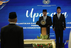 Menteri Agus Lantik Komjen Rudi sebagai Irjen Kemenimipas