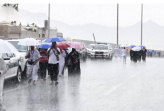 Arab Saudi Hujan Lebat-Badai, Makkah Berpotensi Banjir