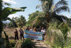 Pemdes Tabeak Kauk Bangun Plat Deker JUT, Permudah Akses Petani ke Sawah