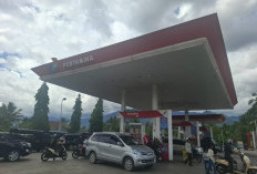 Pasokan BBM di SPBU Muara Aman Lebong Aman Selama Libur Lebaran 2025