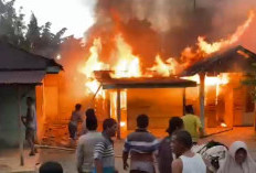 Rumah Warga Lubuk Jale Hangus Dilalap Api