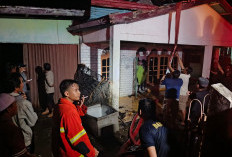 Rumah Warga Tabeak Kauk Terbakar, Diduga Korsleting Listrik