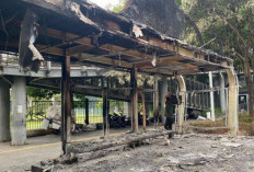 Polsek Mampang Ciduk Pemuda yang Bakar Halte Transjakarta di Senayan