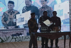 Bupati BU Hadiri Penyerahan DIPA dan TKD 2025