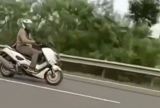 Ikuti Arah Google Maps, Pengendara Motor Ini Justru Nyasar Masuk Tol Pasirkoja