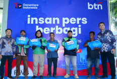 BTN Bersama Insan Pers Salurkan Ratusan Paket Sembako