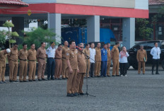 Apel Perdana Bupati dan Wakil Bupati BU, Warning ASN Bekerja Maksimal