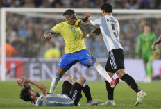 Kualifikasi Piala Dunia: Tanpa Messi, Argentina Hajar Brasil 4-1