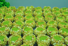 WAJIB COBA, Kue Kering Lebaran Kekinian Matcha Kacang dengan Isian Lumer