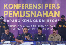 Bea Cukai Pasuruan Musnahkan 8,5 Juta Batang Rokok Ilegal yang Rugikan Negara Rp 7,4 Miliar