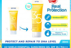   Wardah UV Shield Essential Sunscreen Gel Untuk Anak-Anak, Harga Murah