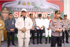 Dukung Program Presiden Soal Swasembada Pangan 2025, Kapolri dan Jajarannya Tanam Jagung 1 Juta Hektare 