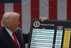 Perang Tarif AS-China Makin Panas! Trump Gebrak Meja, Naikkan Tarif Jadi 104%!