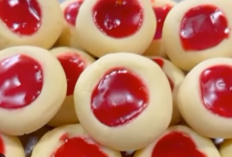 Kue Lebaran Hanya 4 Bahan Tanpa Oven: Resep Cookies Stroberi Praktis