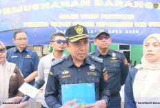 Kanwil Bea Cukai Aceh Musnahkan 10 Juta Batang Rokok Ilegal, Satu Tersangka Ditahan