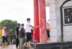 Bupati dan OPD Bengkulu Utara Percantik Alun-alun dan Bundaran