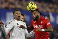 Osasuna vs Real Madrid: Los Blancos Tumbang 1-2