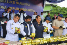 Bea Cukai dan BNN Musnahkan 592,9 Kg Narkotika di Kampung Boncos, Simbol Perangi Narkoba