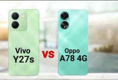 Perbandingan Spesifikasi & Harga Terbaru HP Oppo A78 4G Vs Vivo Y27s