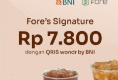 Promo Fore BNI, Kopi Segar Favoritmu Hanya Seharga Rp7.800!