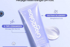 Glad2Glow Blueberry Ceramide Low PH Gel Cleanser Cocok Untuk Semua Jenis Kulit