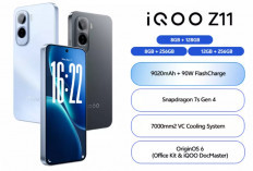 3 HP Baterai 8.000 mAh dengan RAM 8 GB, Hemat Baterai 