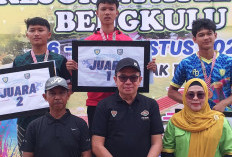 Kontingen Lebong Unggul di Kejurda Atletik Bengkulu 2024