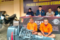 Mesin Kapal Nelayan di Bengkulu Utara Dicuri, 2 Pemuda Ditangkap