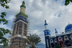 Tidak Patuhi K3, Rekanan Rehab Masjid Agung Ditegur