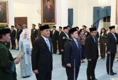 Prabowo Lantik Erick Thohir Jadi Menpora, Djamari Chaniago Sebagai Menko Polkam