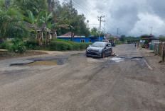 Perbaikan Jalan Ambles Milik Provinsi Gunakan Anggaran Pemeliharaan