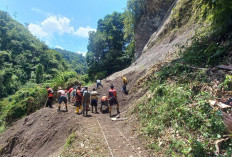 BPBD Bengkulu Utara Gerak Cepat Atasi Longsor