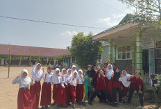 SDN 61 Lebong Latih Regu Baris untuk Meriahkan HUT RI ke-90