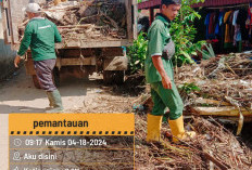 Banjir Bandang Surut, Petugas Kebersihan Lebong Pastikan Kebersihan Kembali Pulih