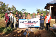Pembukaan Badan Jalan di Dusun 4 Desa Sukau Datang Dimulai, Manfaatkan Tenaga Kerja Lokal