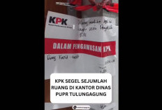 Gedung Dinas PUPR Tulungagung Digembok KPK, Segel Merah Terpasang di Berbagai Ruangan