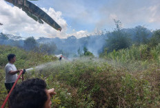 Kebakaran Lahan Nyaris Melahap Pemukiman Warga